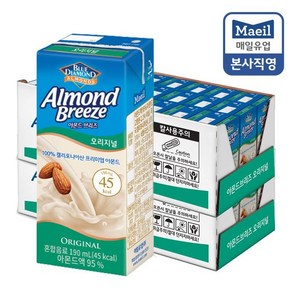 블루다이아몬드 아몬드 브리즈 오리지널, 190ml, 48개