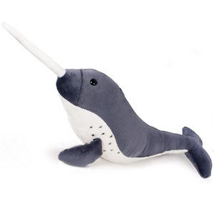 VIAHART Noel The Narwhal - 43.2cm(17인치) 봉제 동물 인형 일각고래 Tiger Tale Toys 제작