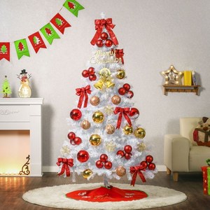 [고씨네몰] 크리스마스 180cm 트리플 화이트 트리 장식품 풀세트, ONE COLOR/FREE, 1개