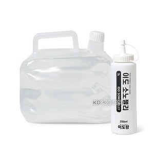 이도팜 소노젤리 투명 블루 5L +250ml 공병 소노겔 초음파젤 ECG, 1개, 화이트 5l