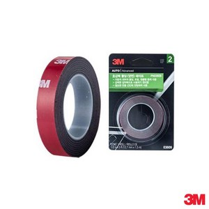 3M 자동차용 몰딩 양면테이프 PN03609 12.7mm x 1.5M, 1개