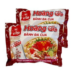 베트남 반다꾸아 비폰 쌀국수 꽃게맛 BANH DA CUA 2개