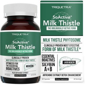 트리쿼트라 밀크씨슬 Triquetra SoActive Milk Thistle 60정, 상품선택, 1개