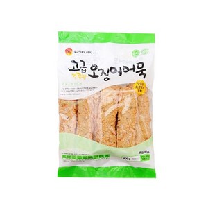 미도어묵 고급 길쭉한 오징어 어묵(쭈보) 400g, 1개