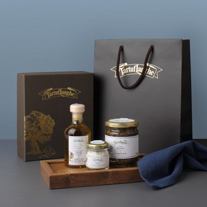 타르투플랑게 화이트 트러플 오일 소금 올리브소스 3종 선물세트, 단품, 1개