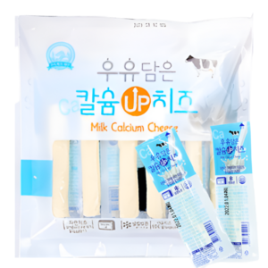 우유담은 칼슘UP 스트링치즈 500g 20개입 개별포장 모짜렐라치즈, 1개
