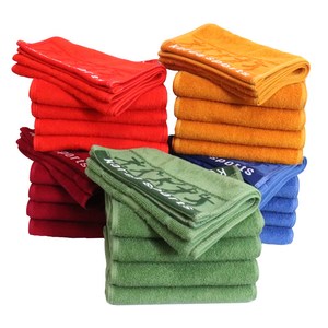 코튼알리오 K-sports 100%순면 스포츠타올 길이110cm 긴타올 운동타올 헬스수건 등산타올, 청색, 5개