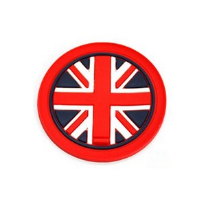 cs 미니쿠퍼 호환 실리콘 컵패드 받침대 용품, 2-1.중(73mm) 유니온잭, 1개