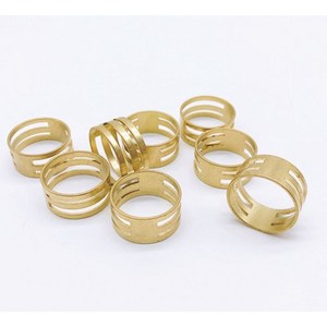 [루앤블리] DIY 비즈 주얼리 공구 비즈바늘 평집게 빗살집게 구자말이 롱노우즈 니퍼 오링반지 배바늘 접착제 본드 악세사리 비즈팔찌 마스크스태랩 만들기, 오링반지_골드, 1개