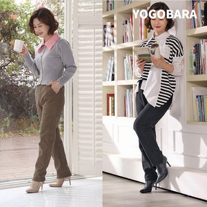 따시따시 강열바지 여성 기모팬츠 밴딩 코듀로이 겨울바지