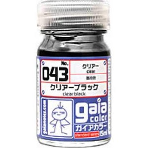 gaianotes 가이아노츠 043 [가이아 컬러 클리어 블랙 15mL 클리어], 단일, 1개