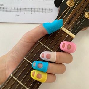 (포워드테크)1+1//기타//손가락//보호커버//손가락골무//기타//피크//우쿨렐레//악기, 투명1+1, 2개
