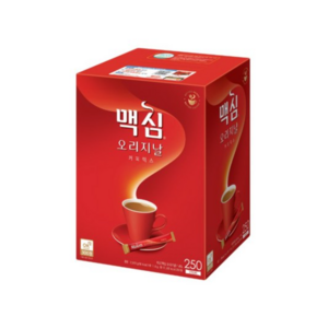 맥심 오리지날 커피믹스, 1개, 250개입, 11.8g