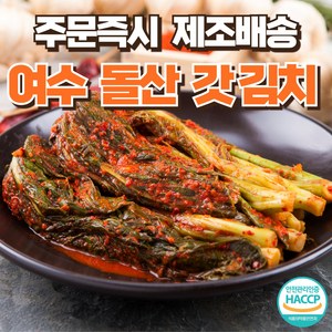 (당일생산)국내산 100% 여수 돌산 갓김치, 1개, 1kg