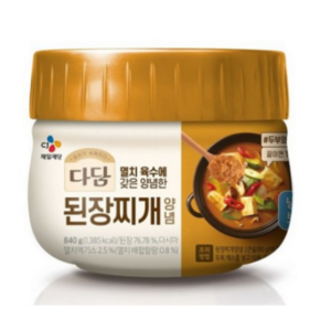 (냉장)cj제일제당 다담 된장찌개전용 840g, 3개