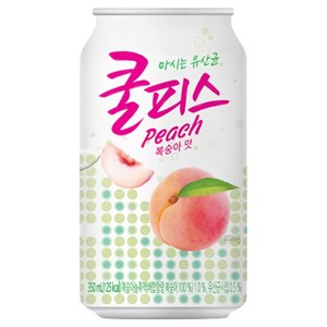 동원 마시는유산균 쿨피스 복숭아맛, 350ml, 48개