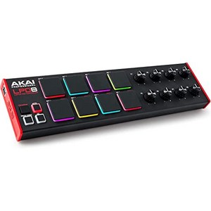 Akai Pofessional AKAI USB MIDI 패드 컨트롤러 MPC 드럼패드 x 8 어사이너블 노브 탑재 음악 제작 소프트웨어 부속 Mac/Win PC 지원 LPD8, 상품명참조, 1개