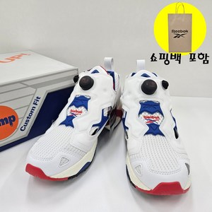 리복 인스타 펌프 퓨리 95 여성 데일리 운동화 White Blue Red RESO2FR2UB2 GY1631