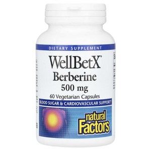 네추럴팩터스 WellBetX 베르베린 500 mg, 60정, 3개