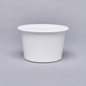 다용도 원형 용기 밥컵 다용도 국컵 5호 대 백색 370ml, 100개, 1개