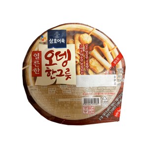 CJ삼호어묵 오뎅한그릇(얼큰한맛), 360g, 12개