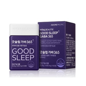 바이탈뷰티 굿슬립 가바365, 60정, 25.8g, 1개