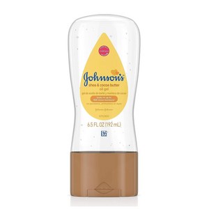 존슨즈베이비 오일 젤 시어 & 코코아 버터, 192ml, 1개