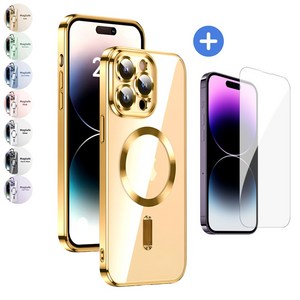 플루엔 아이폰 케이스 렌즈보호 맥세이프+강화 액정 풀커버 플러스