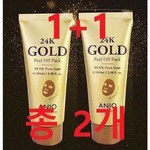 1+1 앙쥬 프로페셔날 24K 골드 필 오프 팩 100ml 행사중, 1개입, 2개