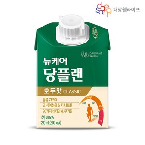 대상웰라이프 뉴케어 당플랜(당뇨식), 200ml, 10개