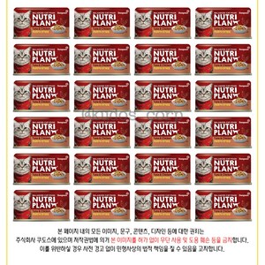 동원뉴트리플랜 고양이 간식 습식캔, 혼합맛(흰살참치/닭가슴살), 160g, 24개