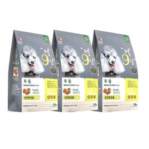 목우촌 전연령용 펫9단 푸들 전용사료 3p, 푸들전용, 1.8kg, 3개