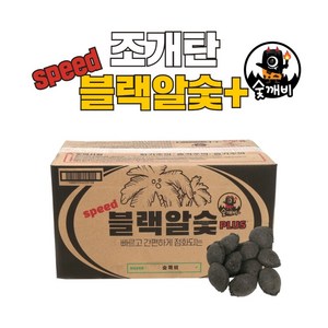 숯깨비 브리켓 빠른착화 스피드 블랙알숯 플러스, 10kg, 1개