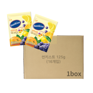 썬키스트 캔디, 125g, 16개