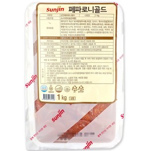 선진FS 페파로니 골드 1kg 토핑 한돈 아이스박스 발송, 1개