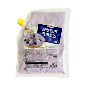 로젠치즈 블루베리 크림치즈 1kg, 1개