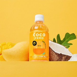 슈가로로 코코제로 망고 무설탕 340ml, 1개