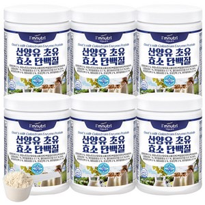 아임뉴트리 산양유 초유 효소 단백질, 420g, 6개