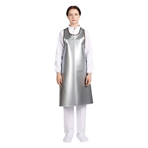 네오브릭 방수앞치마 양면 중_원피스형 80X103 6color, 은색, 1개