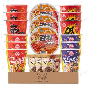 [여우별 세트] 여우별 라면 6호 소컵 라면 6종 18개입 세트, 1개