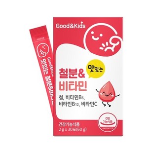 내츄럴플러스 굿앤키즈 맛있는 철분&비타민 2g x 30포, 60g, 1개