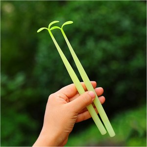 새싹펜 실리콘 젤리펜 귀여운 부드러운 잉크 페이크 인테리어소품 0.5mm, 1개