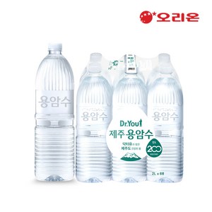 닥터유 제주 용암수 무라벨, 2L, 6개