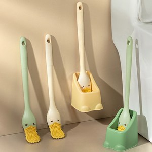 [Azip] 오리 변기솔 화장실 청소솔 브러쉬 벽걸이형 스텐드형 케이스포함, 그린, 선택안함, 1개