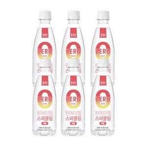 1am 원에이엠 스파클링 페트 애플, 6개, 350ml