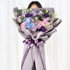 99플라워 (당일수령) 대형 혼합 꽃다발 [ST-C584] - 전국꽃배달서비스 기념일 생일 생화 꽃선물 당일배송 꽃다발 대형꽃다발, 혼합색상