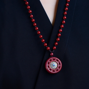 바이리모 운이 따르는 운세역전 운기상승 전운주 소원성취 만사형통 경면 주사석 목걸이