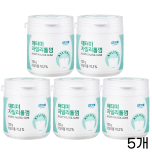 애터미 자일리톨 껌, 5개, 100g