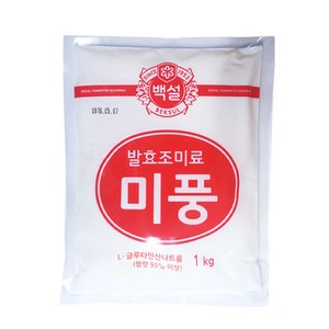 CJ제일제당 백설 미풍1kg, 1kg, 1개