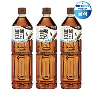 하이트진로 블랙보리라이트 제로칼로리, 1.5L, 12개